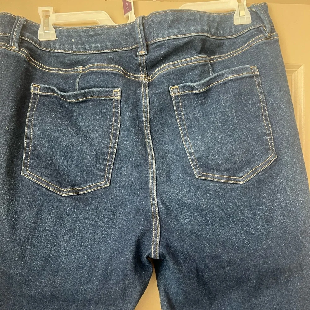 Lane Bryant Signature Fit Skinny Jean With Rhinestones - Picture 9 of 10